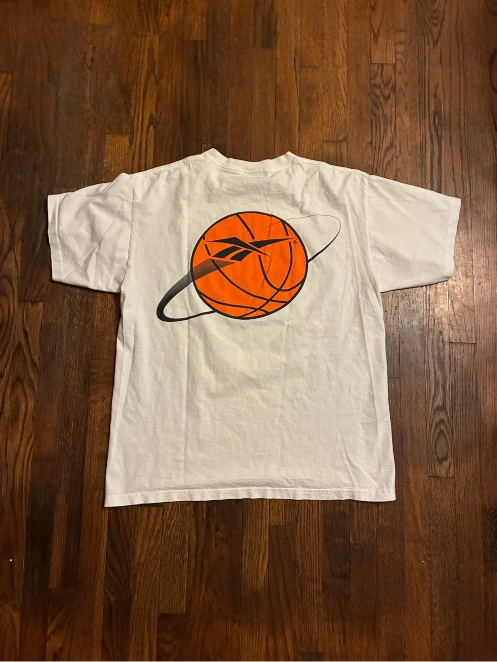 Vintage Reebok cal state Fullerton basketball tshirt size large
